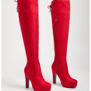 COPY - Torrid Over the knee boots. Never worn but tried on. Super sexy and comf…